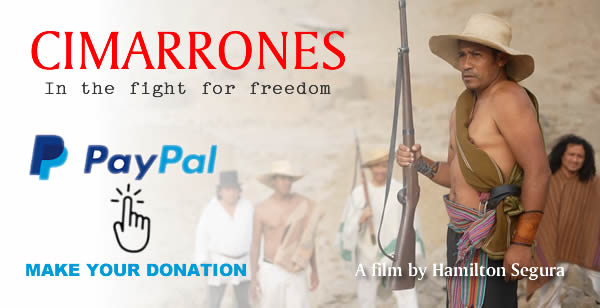 Patronage for the short film Cimarrones in the fight for freedom 